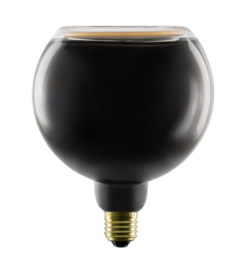 Lampe led  floating globe - Ø 15cm - noir - 4W - E27 - 240 lumen - 2200K