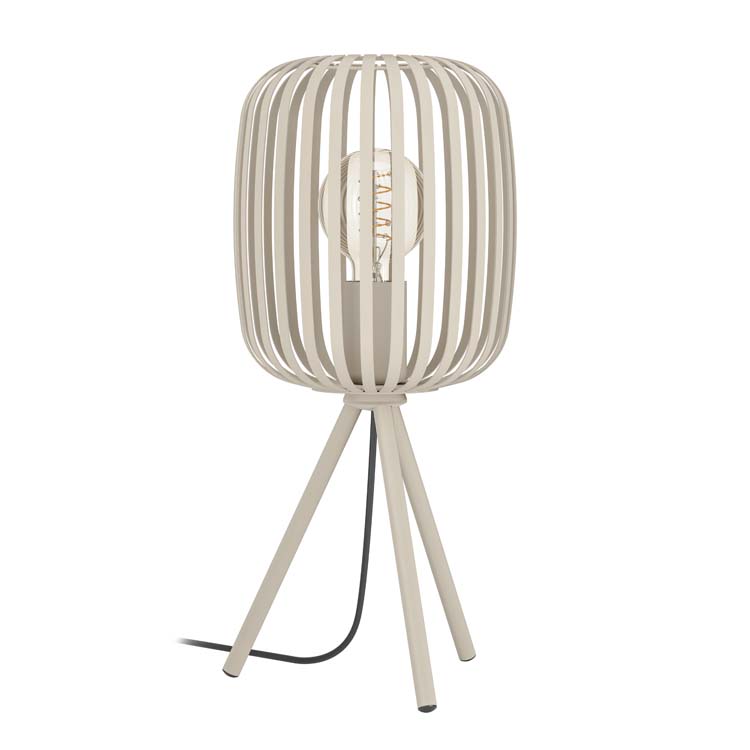 Tafellamp Roma E27 zandkleur/beige H43,5CM