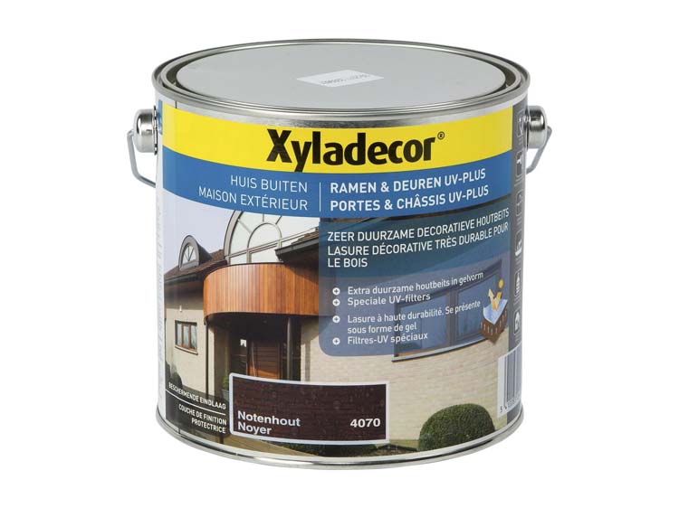 Xyladecor fenêtres et portes UV plus 4070 noyer 2,5L