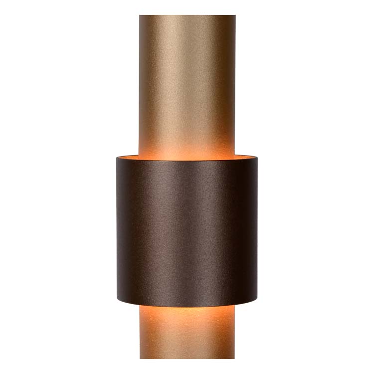 Lucide MARGARY - Hanglamp - Ø 28 cm - LED Dimb. - 3x4W - Koffie