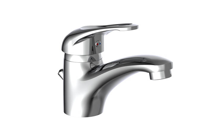 Robinet de lavabo Carlo 12,10cm chrome