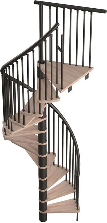 Escalier en colimaçon hêtre Natter 120cm