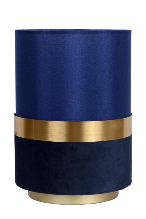 Lampe de table - Ø 15 cm - 1xE14 - Bleu