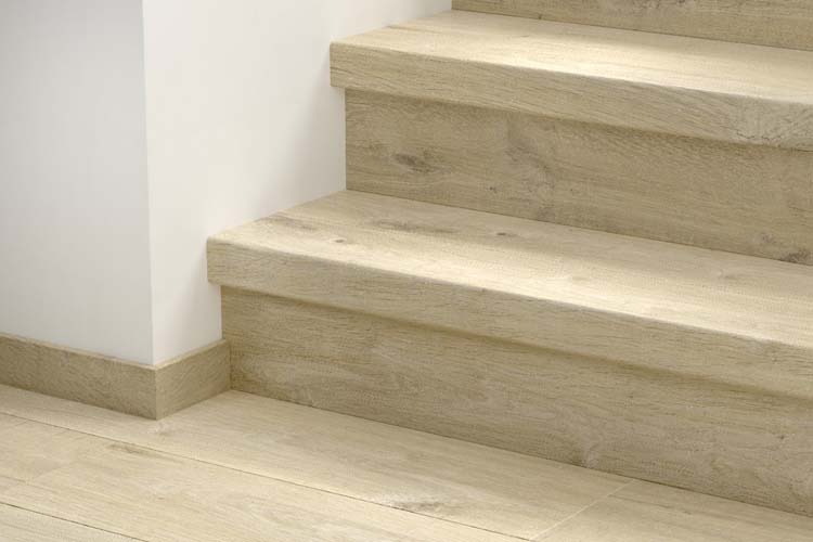 Trapcover Quick-step vinyl Medium planl Katoen eik beige