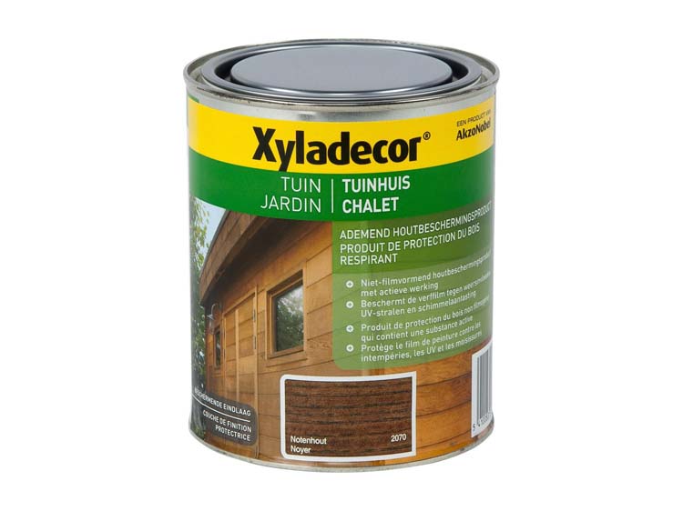 Xyladecor houtbeits tuinhuis 0,75l notenhout