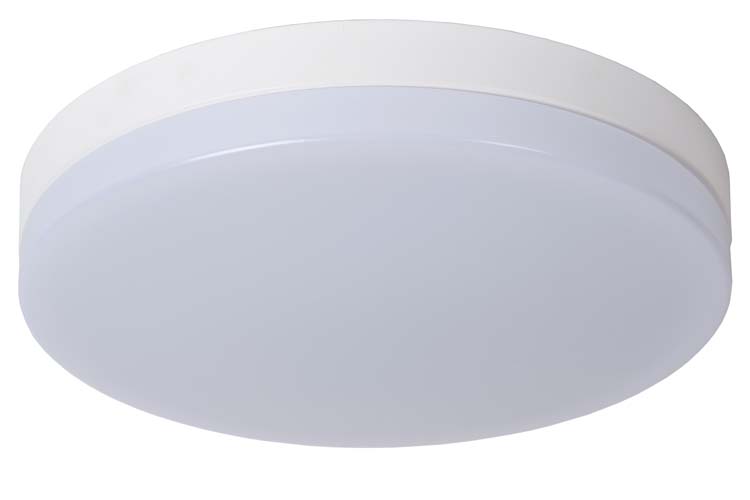 BISKIT - Plafonnier Salle de bains - Ø 40 cm - LED - 1x36W 2700K - IP44 - Blanc