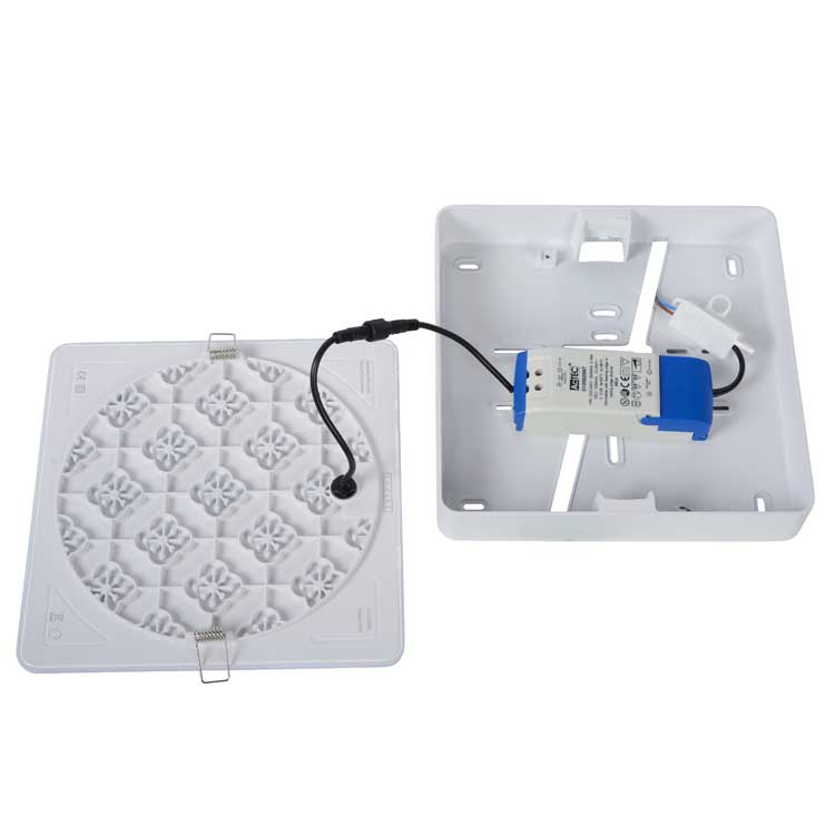 Lucide CERES-LED - Plafonnière Badkamer - LED Dimb. - 1x30W 3000K - IP44 - Wit