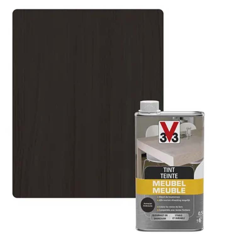 V33 abat-jour meuble déco gris mat 0,5l