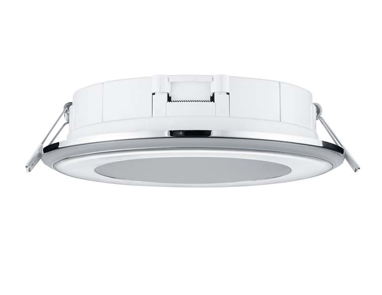 Inbouwspot chroom incl. 12,5W LED/ 3000K/ 900Lm D14,5cm