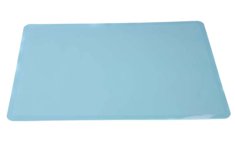 tapis de cuisson en silicone bleu léger 39x28.5 cm