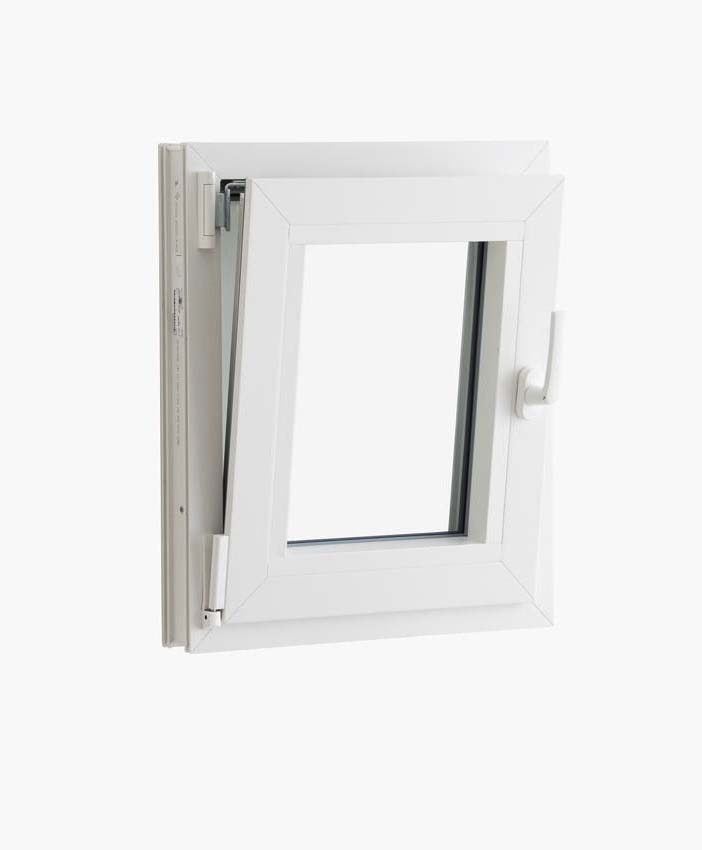 1-VAN Châssis oscillo-battant pvc Elegant blanc/bl B700xH800 mm G