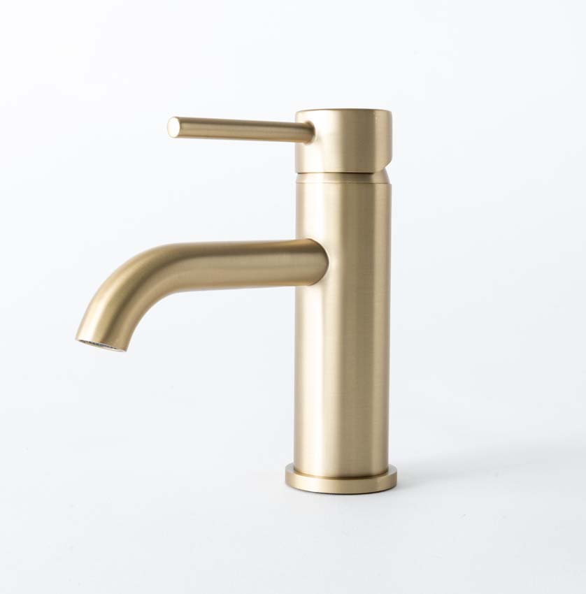 Robinet de lavabo Maddi brushed gold