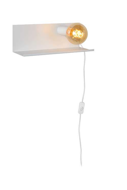 Lucide SEBO - Lampe de chevet - E27 - Blanc