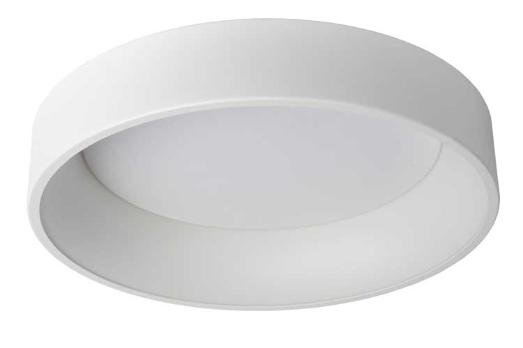 Lucide TALOWE LED - Plafonnier - Ø 60 cm - LED Dim. - 1x42W 3000K - Blanc