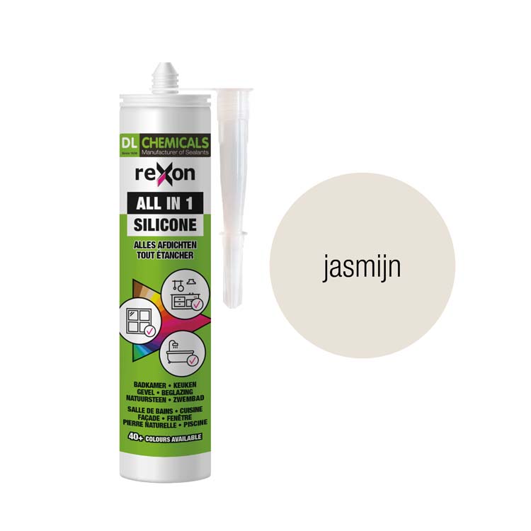 All-in 1 silicone 290ml jasmin résistant à leau