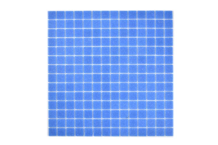 Mozaïek glas blauw 30,5 x 30,5 cm