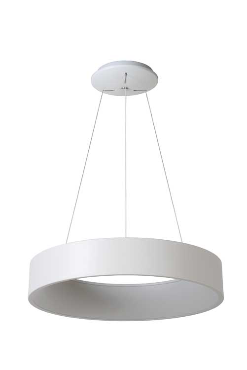 Lucide TALOWE LED - Suspension - Ø 60 cm - LED Dim. - 1x39W 3000K - Blanc