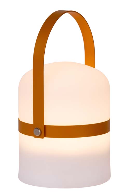 Lampe de table Extérieur - Ø 10 cm - LED Dim. - 1x0,3W 3200K - IP44 - 3 StepDim -Blanc Brun