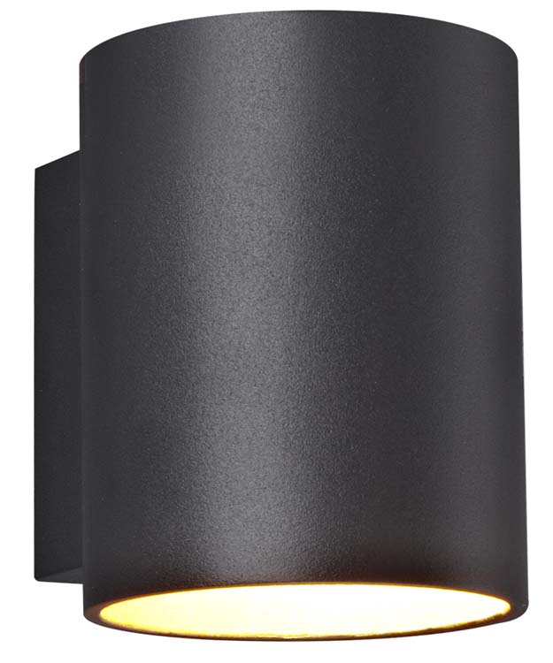 Wandlamp Zwart/Goud Rond G9 MAX 40W