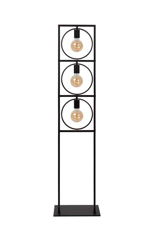 SUUS - Vloerlamp - 3xE27 - Zwart