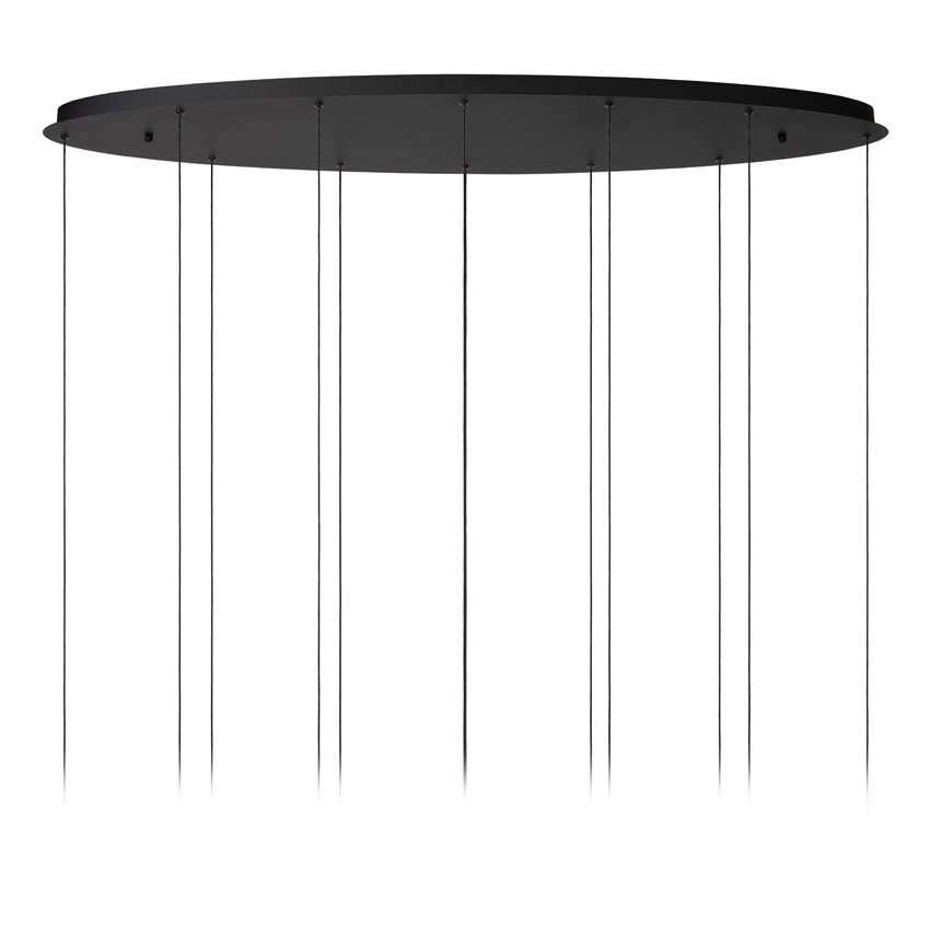 Lucide CALINA - Suspension - LED Dim. - 12x7,7W 2700K - Noir