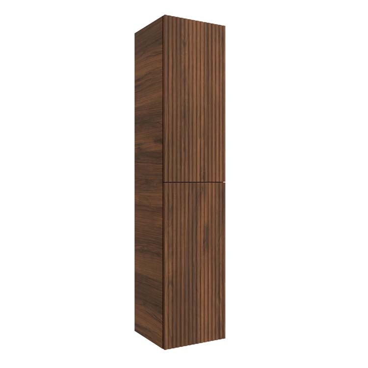 Armoire colonne Soetkin noyer 350 mm 2 portes