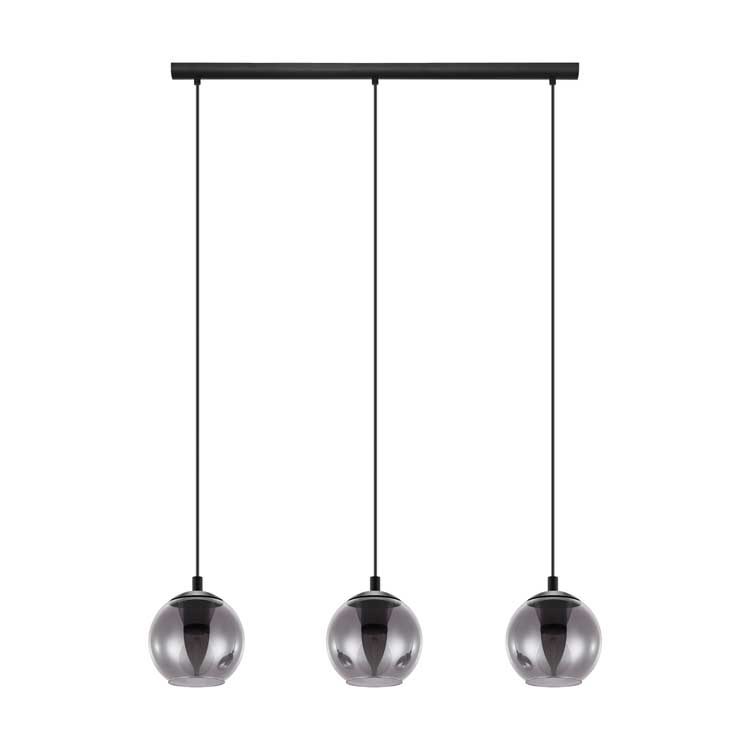 Eglo ARISCANI -  Lampe suspension - E27 - 3X40W - Noir