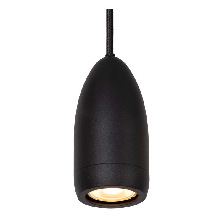 EVORA - Hanglamp - Ø 25 cm - 3xGU10 - Zwart