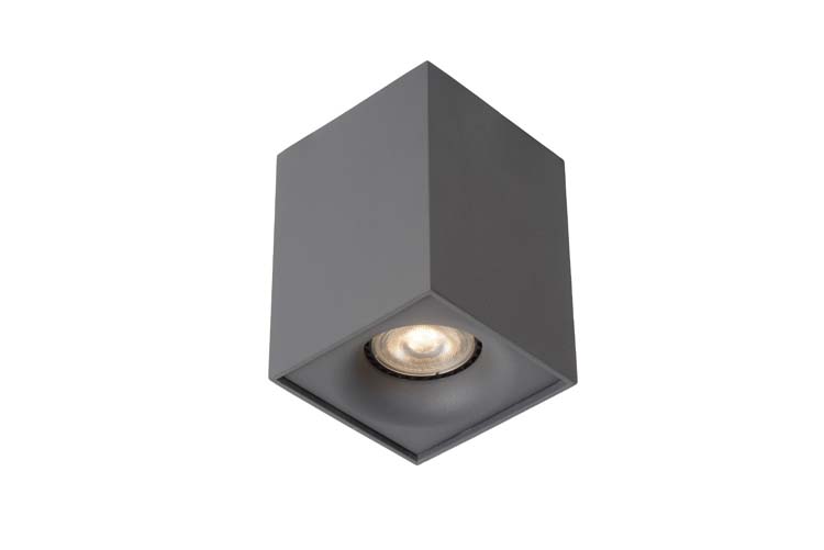 Spot plafond - LED Dim. - GU10 - 1x5W - Gris