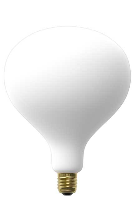 Lamp LED mat wit E27 dimbaar h21.5cm diam16cm 6W 550 lumen