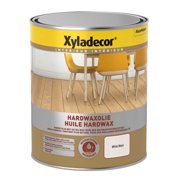 Xyladecor hardwax parketolie mat 750ml white wash