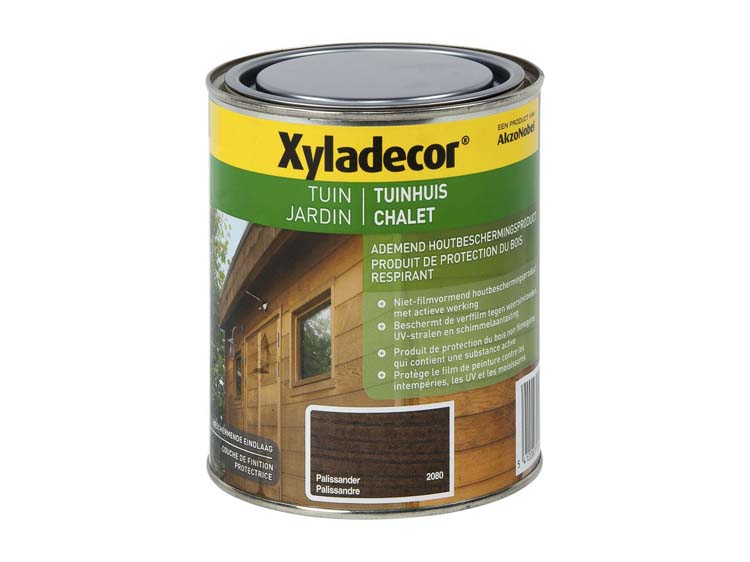 Xyladecor houtbeits tuinhuis 0,75l palissander