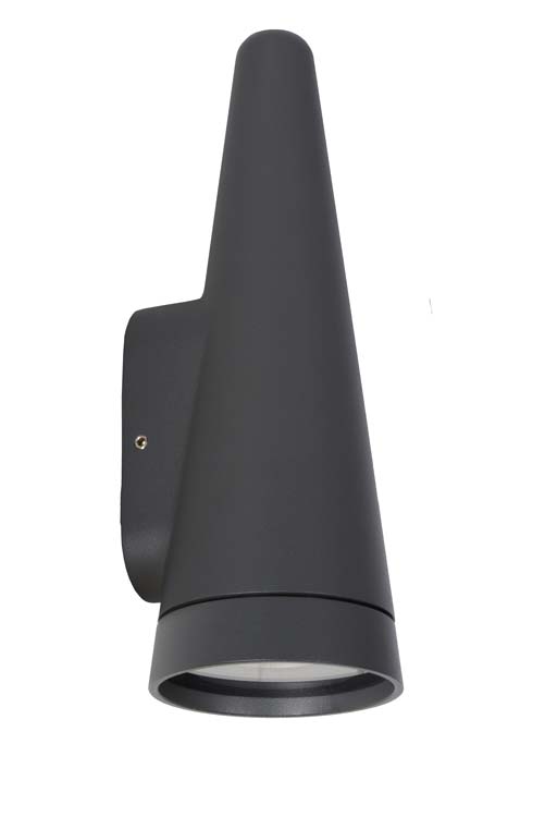 Lucide WIZARD - Wandlamp Buiten - LED Dimb. - 1xGU10 - IP54 - Antraciet