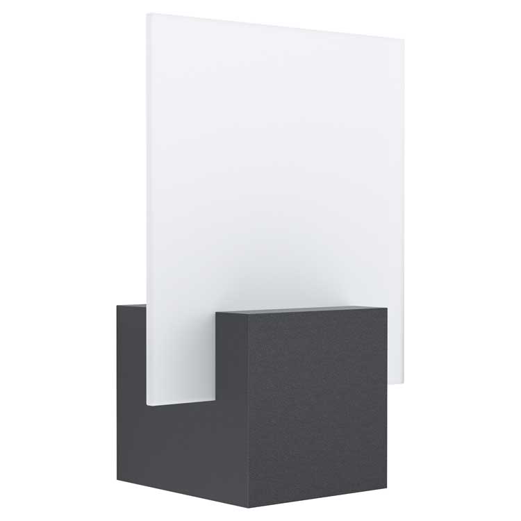 Luminaire extérieur LED Applique murale noire/blanche IP44 6W 500Lm