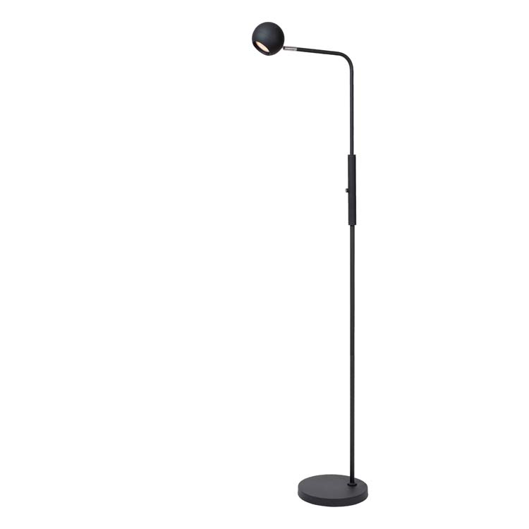 Lucide COMET - Lampadaire Rechargeable - Batterie - LED Dim. - 1x3W 2700K - 3 StepDim - Noir