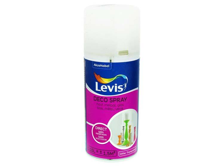 Levis Deco Spray 0,15l glitter zilver