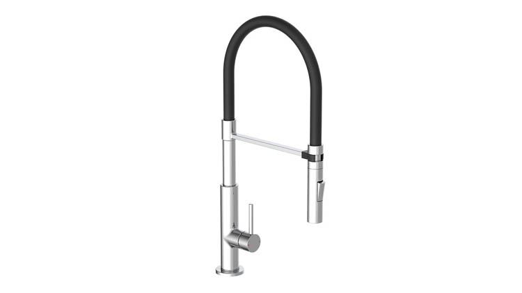 Robinet de cuisine Sven chrome/noir