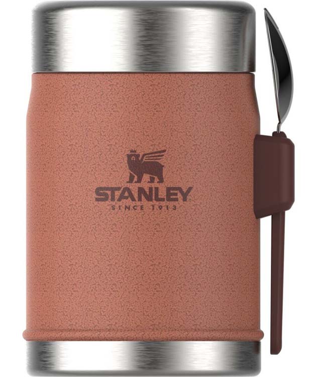 Stanley legendary food jar  + spork 0.4l hammertone clay