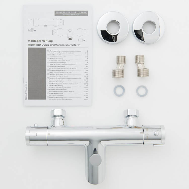 Badkraan thermostatisch Levi chroom