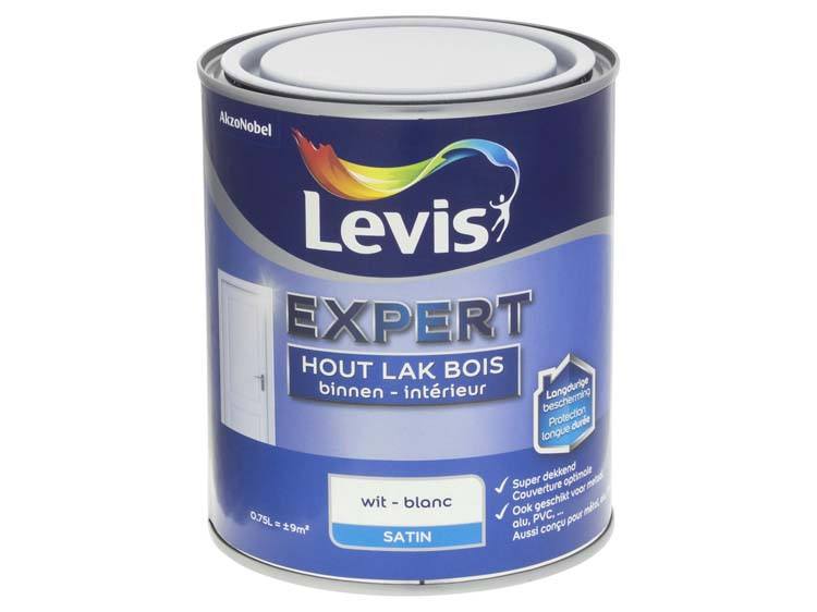 Levis Expert lak binnen zijdeglans 0,75l wit