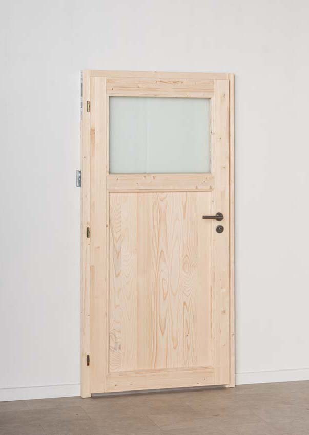 Porte extérieure en bois Sorin L 980 x H 1980 mm D