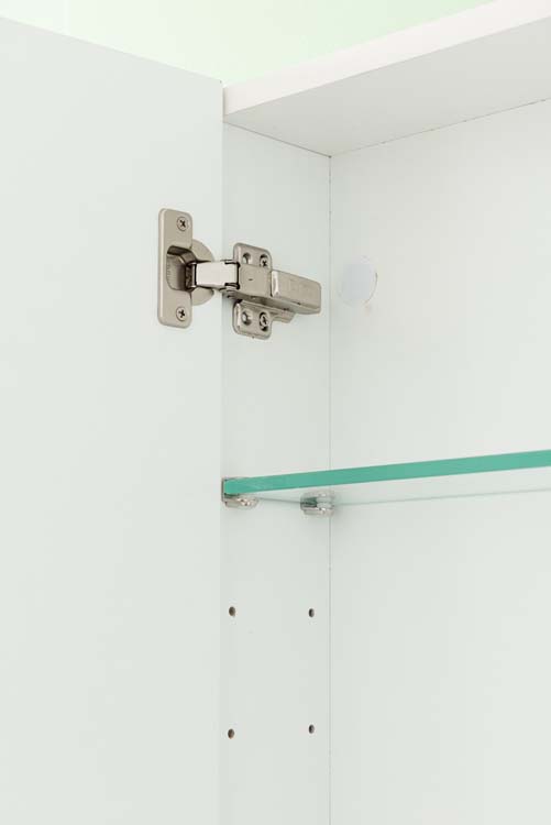 Armoire de toilette Brava 2 portes blanc mat 600 mm