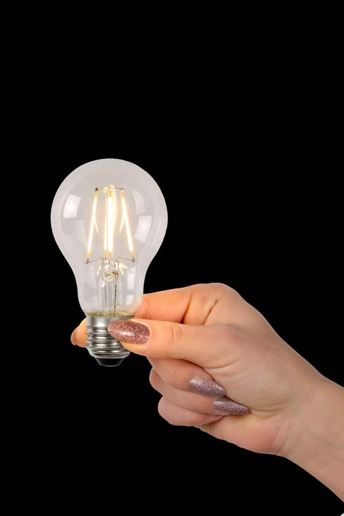 A60 Class B - Filament lamp - Ø 6,4 cm - LED Dimb. - E27 - 1x7W 2700K - Transparant