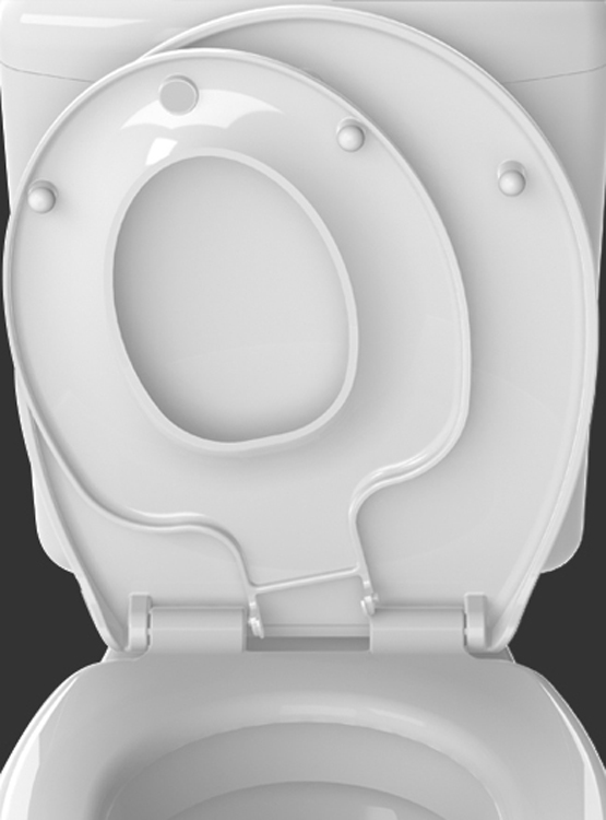 Siège de toilette Kids soft-close blanc