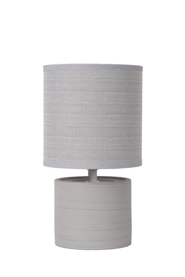 GREASBY - Lampe de table - Ø 14 cm - 1xE14 - Gris