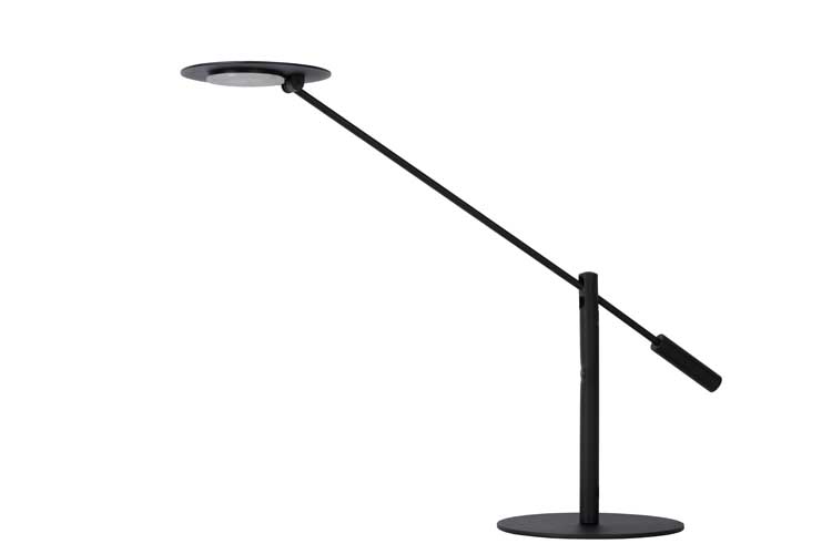 Lucide ANSELMO - Lampe de bureau - Ø 25 cm - LED Dim. - 1x9W 3000K - Noir