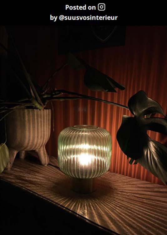 Lucide MALOTO - Lampe de table - Ø 20 cm - 1xE27 - Vert
