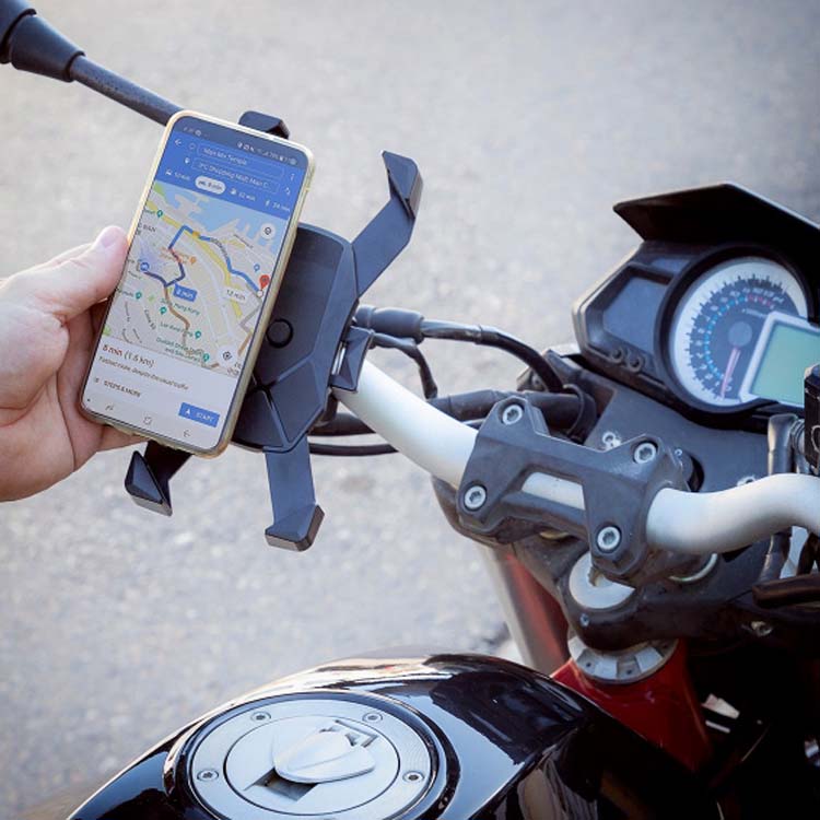 Support automatique pour smartphone vélo - scooter -  moto