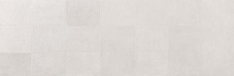 Wandtegel deco Oyster white relief rt. 33.3 x 100 cm