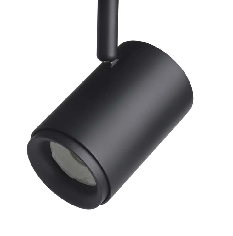 Lithium trackspot LED zwart dimbaar